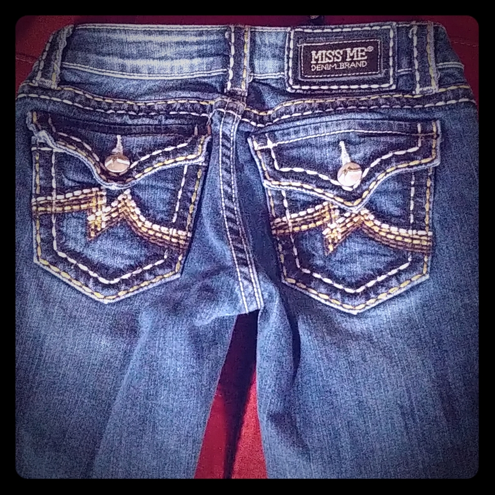 Miss me jeans Irene skinny 26 stitched dark